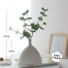 Nordic Style Artificial Eucalyptus Branch - Green Plant Ornament and Flower Decoration.