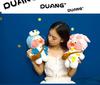 White Influencer Hyaluronic Acid Little Yellow Duck Plush Toy Hand Warmer Pillow Doll Birthday Gift