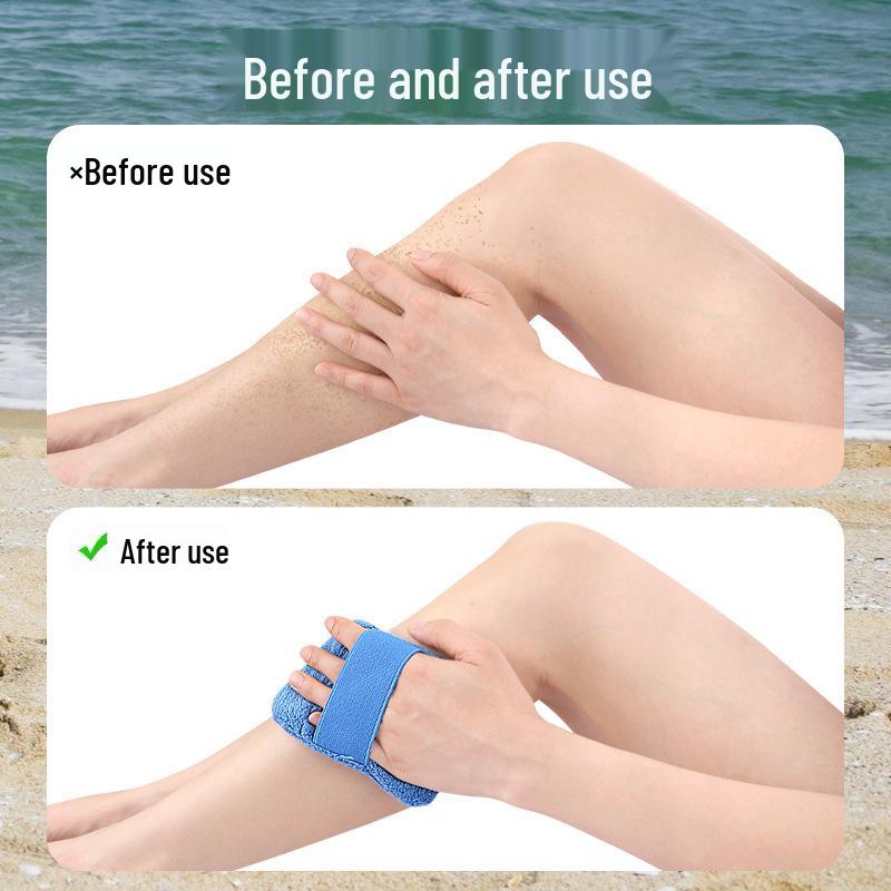 Outdoor Sand Removal Kit: Camping Sand Remover Bag, Brush & Gloves