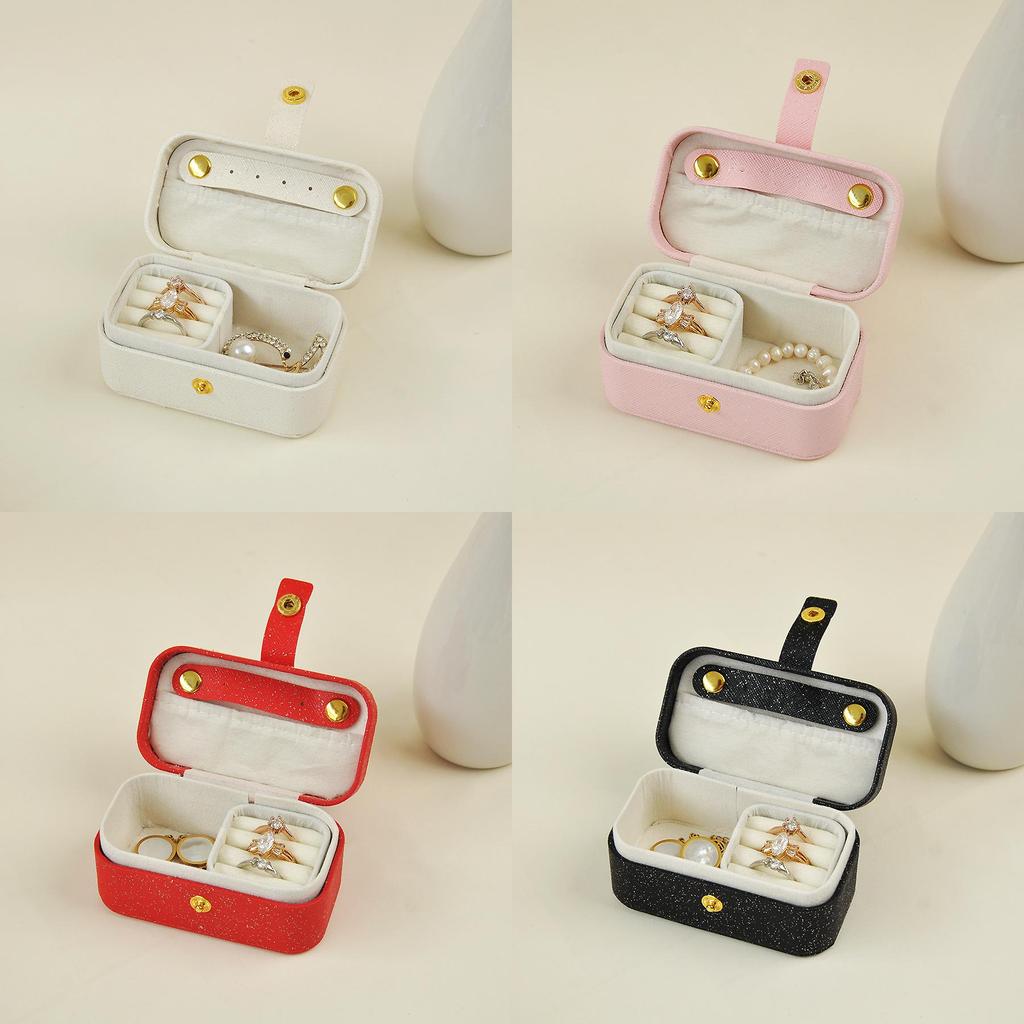 Jewelry Storage Box With Abs Material For Travel And Gift Use