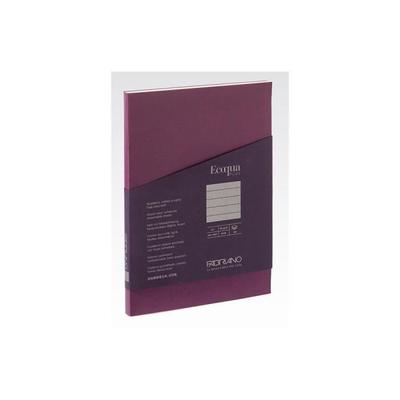 Notebook - FABRIANO - EcoQuaPlus - A5 - Purple - 90 Lined Sheets - Glued Spine