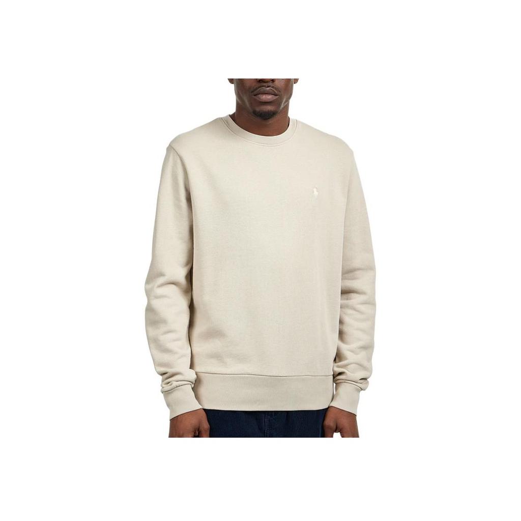 Polo Ralph Lauren Crew Neck Logo Embroidered Loose Fit Long Sleeve Sweatshirt Men sweatshirt Gray 710916689-025