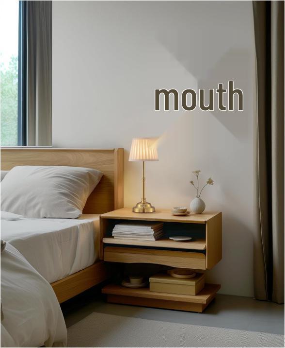 Nordic Minimalist Rechargeable Fabric Table Lamp - Retro High-End Bedside Night Light