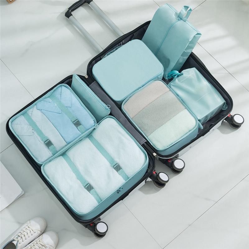 

AEE2-Packing Bags For Travel, Luggage Organizer Bag For Travel Accessories Essentials, Travel Cubes For Carry чёрный