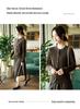 2025 Autumn/Winter Women's Round Neck Pure Wool Cardigan with Rhinestones, Slimming Knit Cashmere Sweater Coat