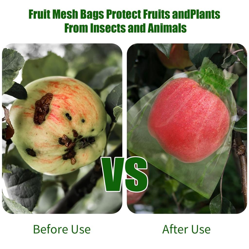 2026 New Fruit Protection Netting Bags Anti-Bird Mesh Cover Plant Grow Bags for Strawberry Grape Vegetable Garden Tools