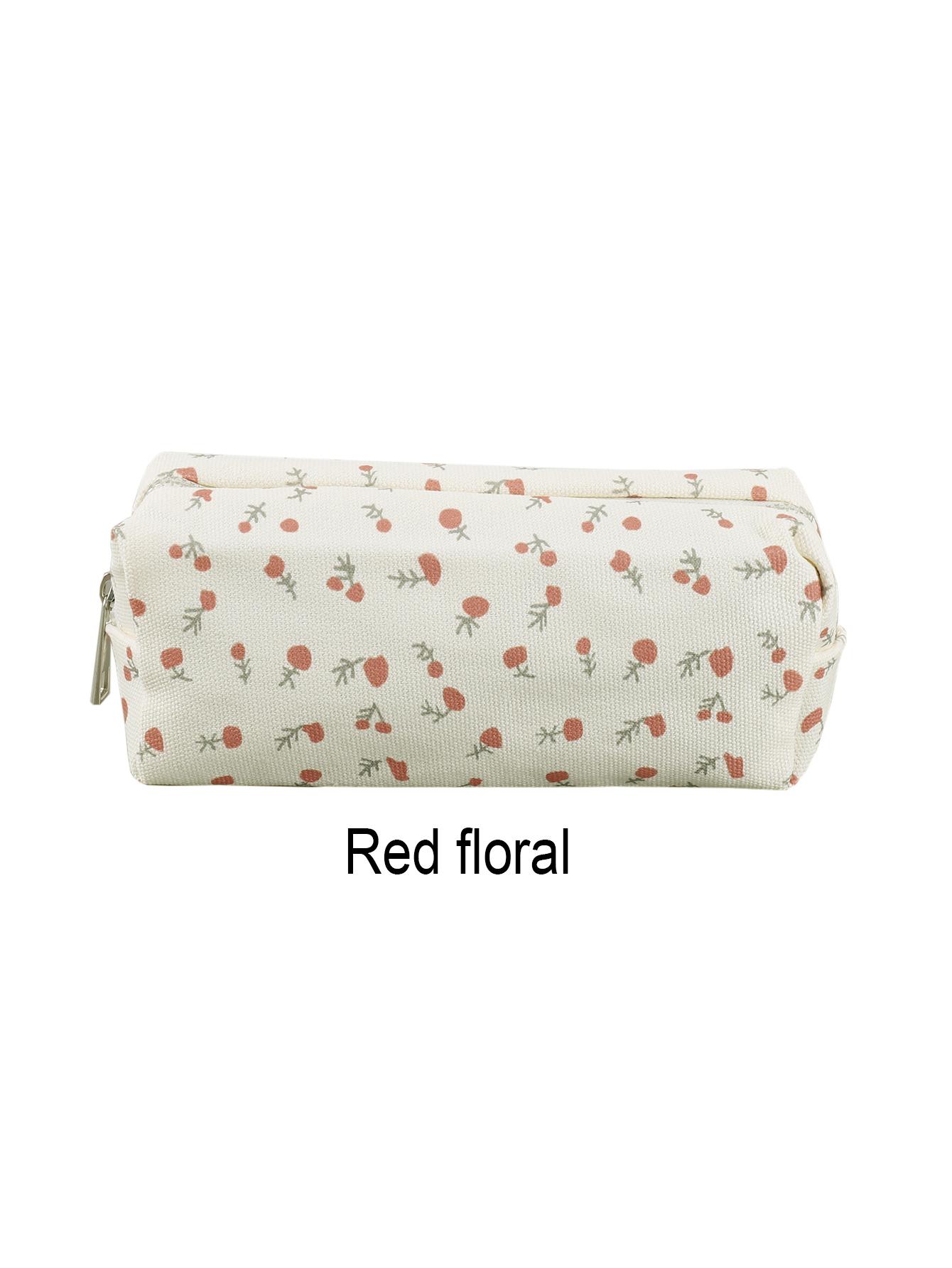 

Large Capacity Pencil Case for Girls, Cute Aesthetic Pencil Pouch with Zipper, Pen Holder for School Office Supplies