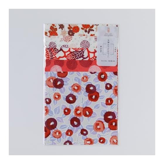 Shogado Origami Yuzen Origami Set Red 29241