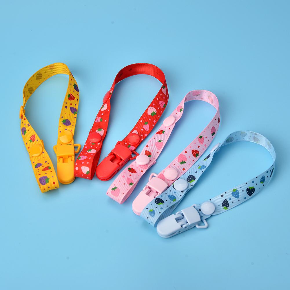 Köp Fruir Pacifier Clip Lanyard Nursing Dummy Print Strap NippleHolder