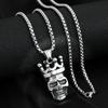 Skull Elegant Vintage Pendant Necklace Made Of Titanium Steel For Memorable Ideas Gift