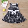 Kids Girls Vintage Dress Polka Dot Princess Swing Rockabilly Party Dresses