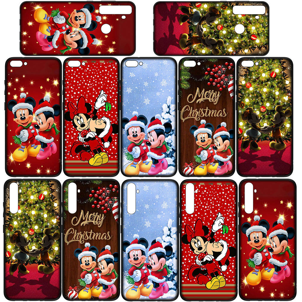 Phone Case for iPhone 17 16 15 Xiaomi Poco F8 F7 X7 X6 M8 C85 C75 Redmi Note 14 13 12 11 Pro Max A3 A4 14C 13C 15C Merry Christmas Mickey Minnie Cover