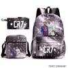 Luo Qixing Three-Piece Schoolbag, Male And Female Students Leisure Bag, Printed Large-Capacity Outdoor Backpack