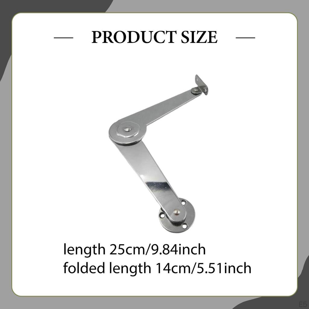 Sammenleggbart lokkstøttehengselskap Metall Bærbar Sammenleggbar Brakett for Møbler