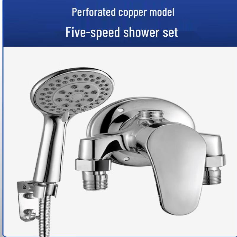 TLXT All-Copper Hot & Cold Shower Faucet Set