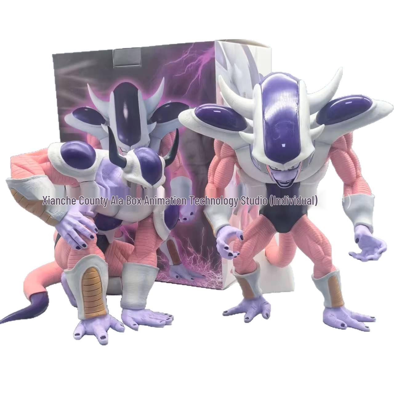

Dragon Ball Frieza Second & Third Form Figurine Desktop & Car Ornament Frieza Crouching Pose [Bagged]