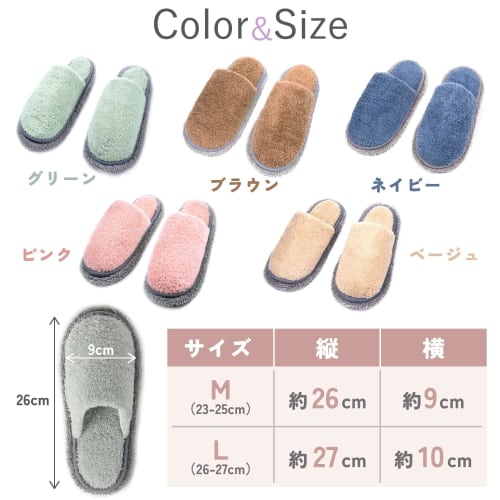 Kind Slipper Room Shoes, Mop Slippers, Cleaning Slippers, Washable (Size L, Blue, with Heel)