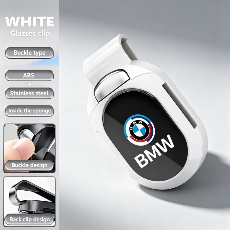 Car Sticker Glasses Storage Clip For Car Sun Visor Auto Accessories Fit BMW 1 3 4 5 7 Series X1 X2 X3 X4 X5 X6 X7 Z4 M3 M4 M5 M8 BW3