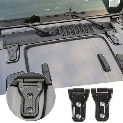 Cache Charnière Capot Kits de Décoration Extérieure Accessoires pour Jeep Wrangler JL JLUJT