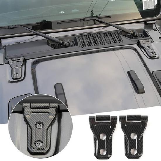Накладка на петлю капота Комплекты наружного декора Аксессуары для Jeep Wrangler JL JLUJT