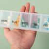 New Portable Premuim Weekly 7 Days Daily 7 Grids Pill Case Box Organizer Tablet Storage Container for Travel Vitamin Fish Oils
