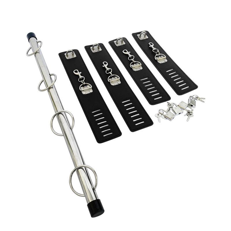 Spreader Bar Bondage Sex Toys Women Sex Bondage with Wrist Ankle Neck Collar Restraint Kits for Couples SM Restraint Games
