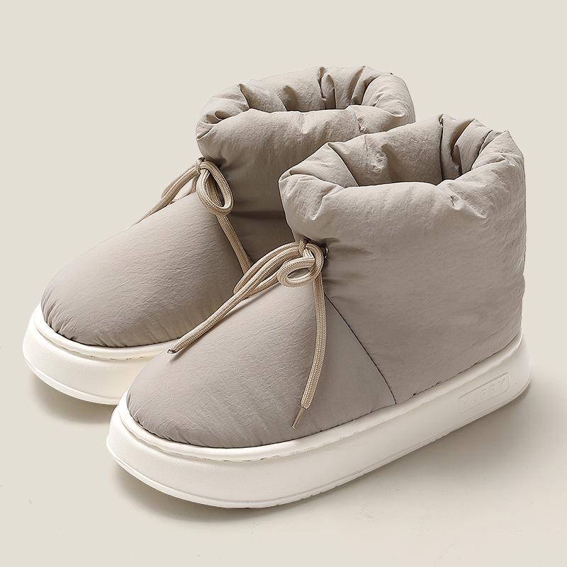 Women's and Men's Non-Slip Winter Cotton Slippers - Warm, Thick Sole, Full Coverage for Indoor Use