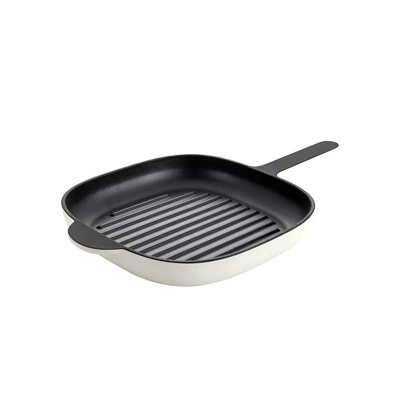 DESLON Aurora Series 26cm Enamel Flat-Bottom Steak Pan