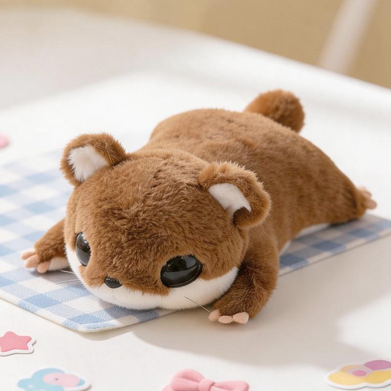 1Pc 33/40cm Kawaii Sugar Glider Plush Toys Cute Flying Squirrel Dolls Plush Backpack Lying Sugar Glider for Birthday Gift