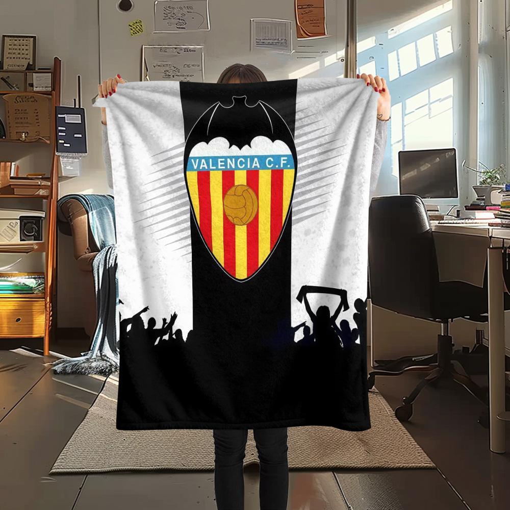 Valencia Club De Fútbol Flannel Blanket, High Quality Comfortable for All Seasons, Home Decor, Warmth and Comfort