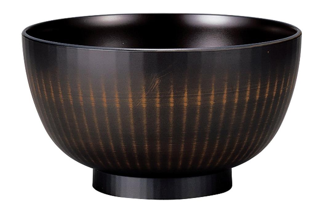 Tatsumiya Kirara Tochigi Wood 55824 Bowl, Grain, Size Approx. 14.2 H8.2