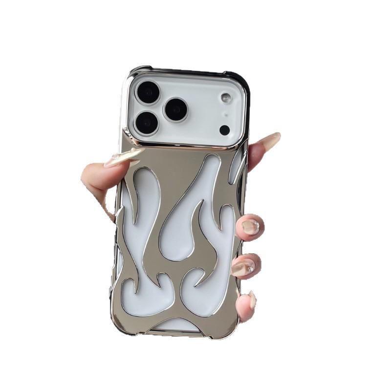 Flame Vent Phone Case for iPhone 17 Pro Max, 16 Pro, 15 Pro - Stylish Men's & Women's Couple Design