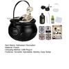Halloween Decorations Indoor Thick Fog Cauldron with Floating Potion Bottles Skeleton Props Stickers And Umbrella Bezel Spooky Table Party Decoration