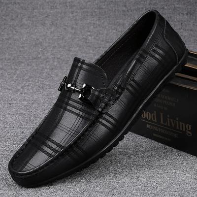 Italienische Handgemachte Schuhe Mann Echtes Leder Schwarz Formelle Schuhe für Herren Freizeit Loafer Herren Krokodilmuster Mode Herrenschuhe