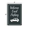 Vintage Tin Sign Welcome Wall Art 12x8 Inch Metal Decor for Bar Cafe Garage Man Cave