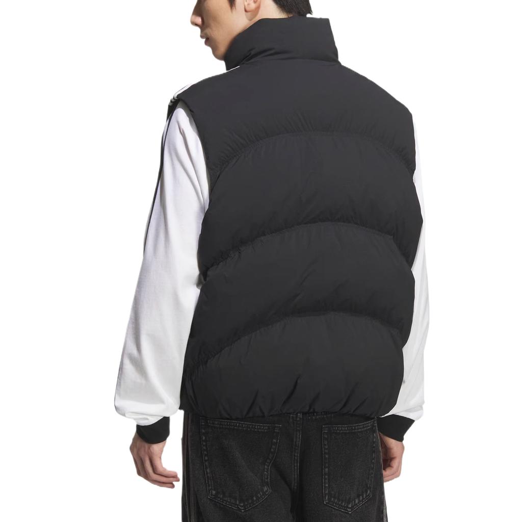 Adidas Originals Comfortable Stand Collar Skin-Friendly Sports Warm Down Vest Unisex Vests Black KS6108