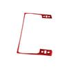 Red Carbon Fiber GPS Navigation Panel Cover Trim TypeB For Lexus IS250 2006-2012