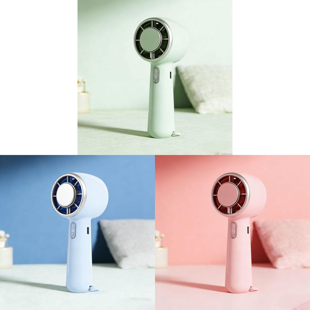 Usb Rechargeable Portable Mini Fan With Cooling Function For Outdoor Use