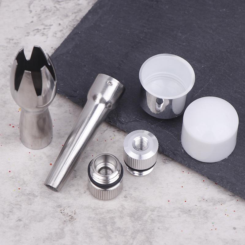 1 יחידה 6 סגנונות חלק מתקן קצפת טיפים מוקצפים פתח הרכבה כיסוי מקציף מחזיק פתח קישוט למקציף קצפת