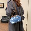 New Bag 2025 New Denim Portable Shoulder Fashion Women's Shoulder Bag Student
