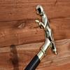 Solid Jaguar King Style Handmade Jaguar Head Handle Wooden Cane Birthday Gift
