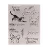 Christmas Clear Stamps Vintage Silicone Seals DIY Scrapbooking Card Making 6XDE