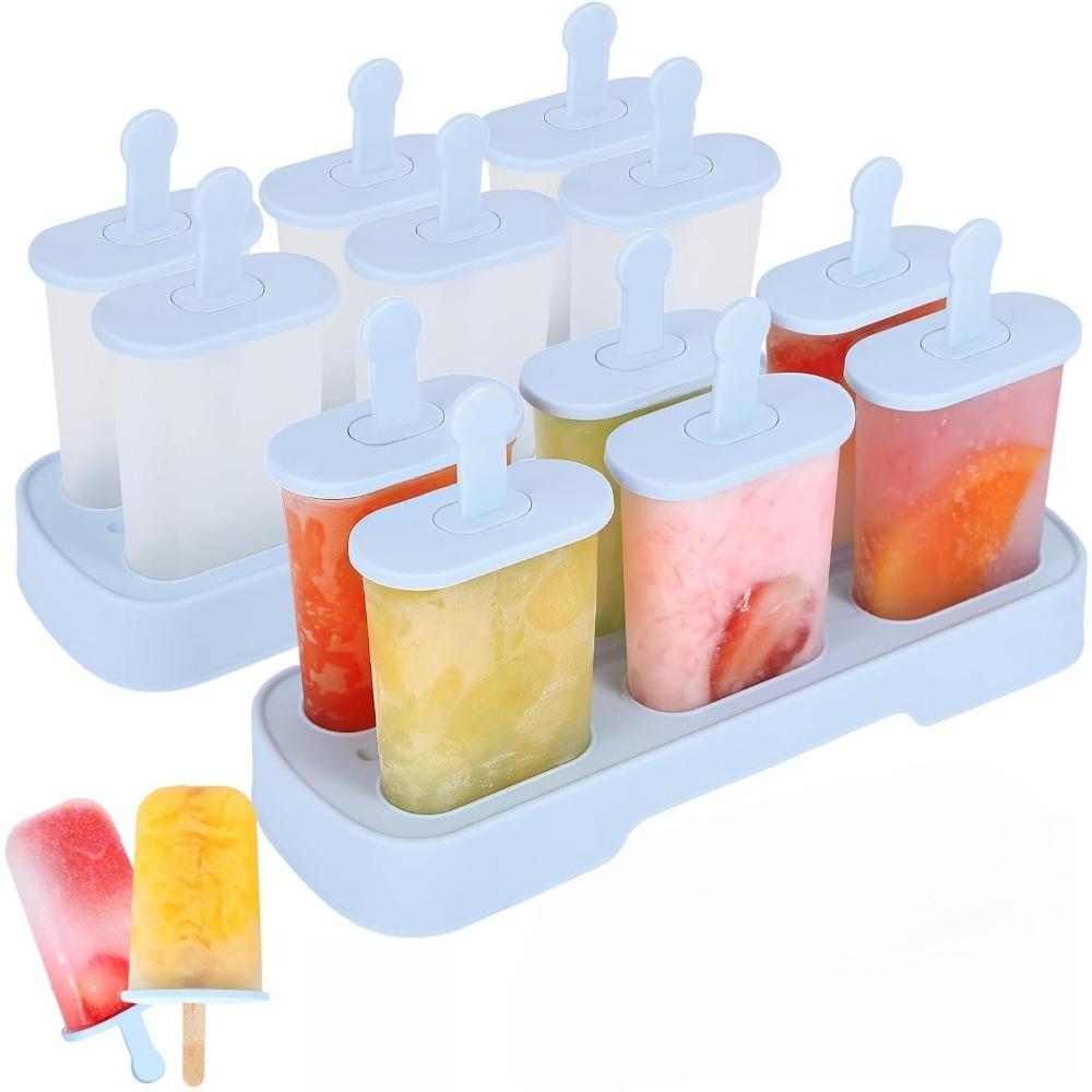 Set 6 Pieces Popsicle Molds Ice Popsicle Maker-BPA Free,Easy-Release Ice Pop Molds Homemade Ice Cream Molds