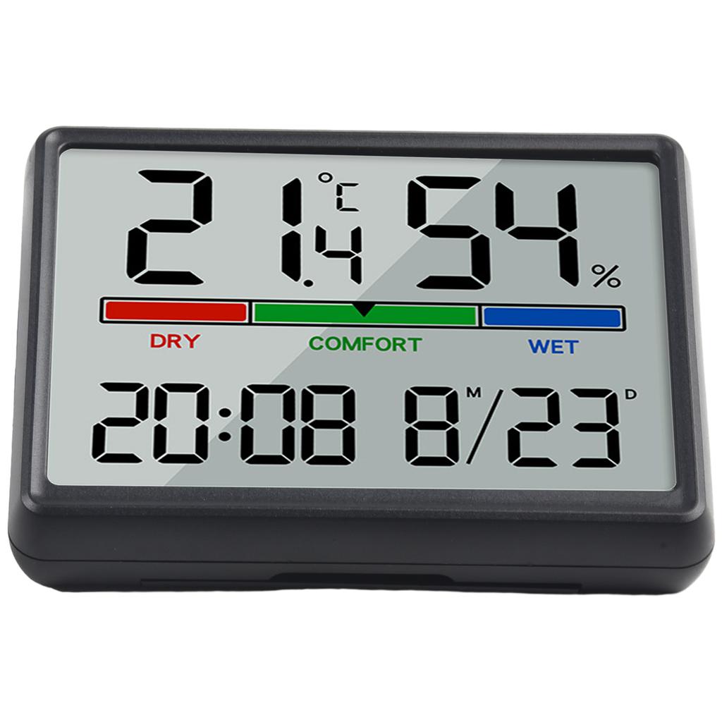 Ceas electronic de 3,5 inchi Contor de temperatură interioară umiditate LCD Termometre digitale Higrometru Senzor Indicator Stație meteo