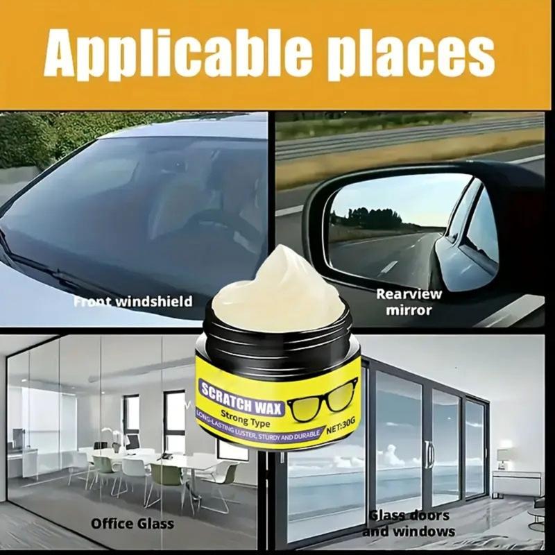 Lens Scratch Remover Glasses Lens Cleaner with Cleaning Sponge for Students Workers and Eyeglasses Store