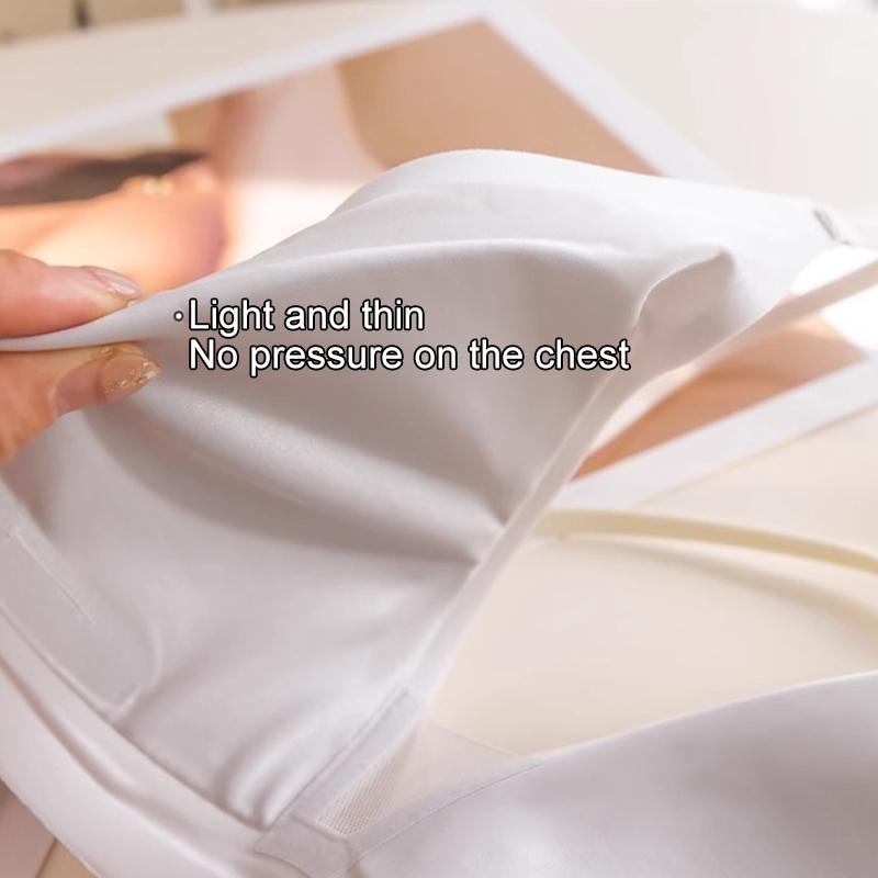 1ks Tenká ramínka Elegantní dámská podprsenka Prodyšná Pohodlná Bezešvá Jednobarevné spodní prádlo Nylon