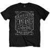 Men's Peaky Blinders Garrison Pub Slim Fit T-shirt Large Black