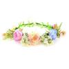 Mori-Style Glowing Flower Crown: Bridal, Child & Adult Headdress for Festivals, Photography & Night Markets with Flashing Headband