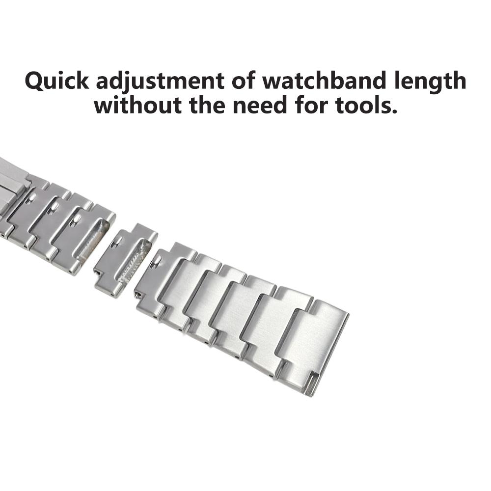 Cinturino in Metallo Titanio da 22 mm per Amazfit Balance 2/Bip 6 5/Cheetah Pro Cinturino di Lusso per Amazfit GTR 4 3 Band