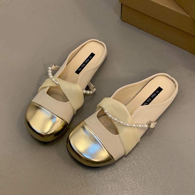 

Французские туфли на плоской подошве с ароматом сумочки, полутапочки, женская обувь, новый летний вечерний бриз, туфли Мэри Джейн 35